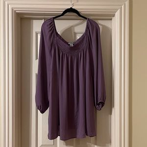 Catherines plus size purple blouse